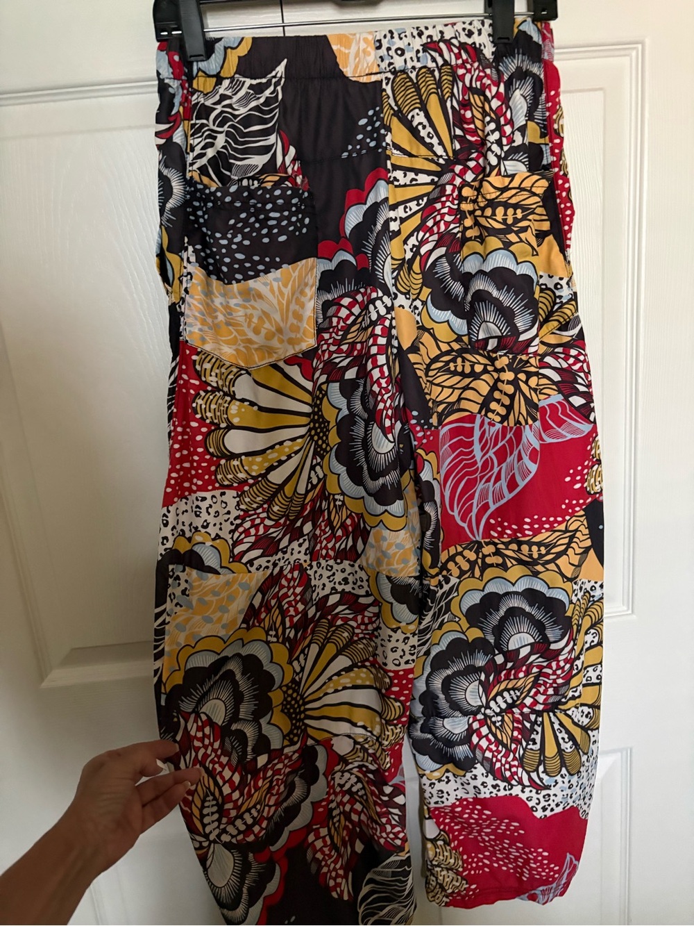 Free People Multicolor Floral Patchwork Wide Leg Pants - Picture 2 of 6